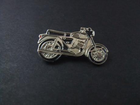 Jawa 350 Californian motor 1970, zwart-zilverkleur